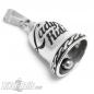 Preview: Biker-Bell Lady Rider mit Rose Edelstahl Ride Bell Geschenk für Motorradfahrerinnen Preview: Biker-Bell Lady Rider mit Rose Edelstahl Ride Bell Geschenk für Motorradfahrerinnen